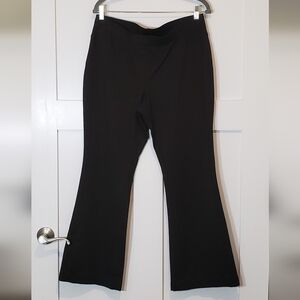 Chico's Pull On Pants With Stretch Charcoal Chicos Size 2/Large Short